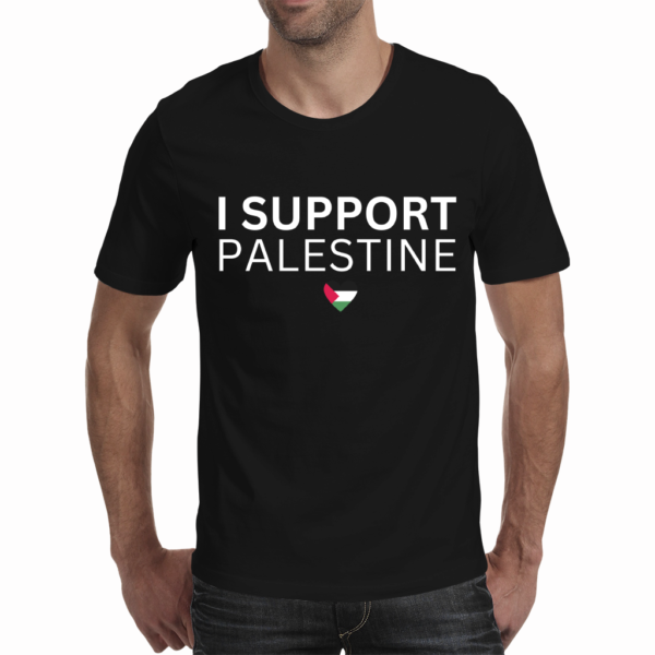 I Support Palestine black