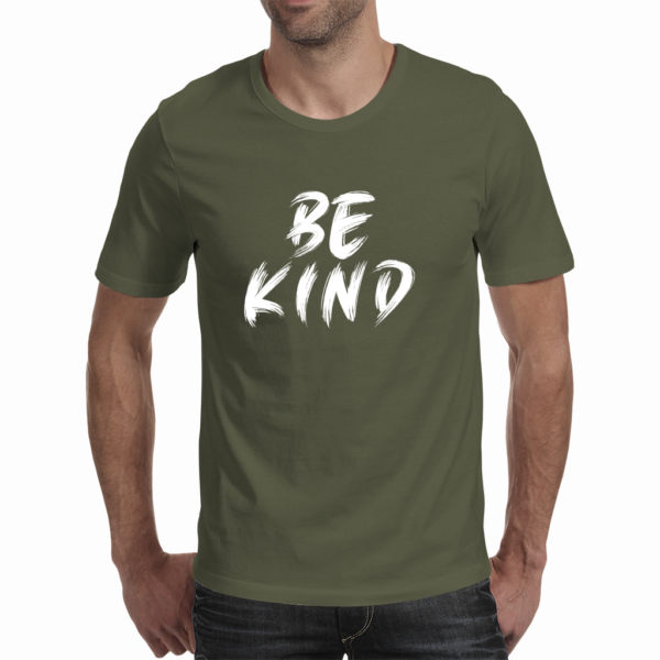 Be Kind khaki shirt