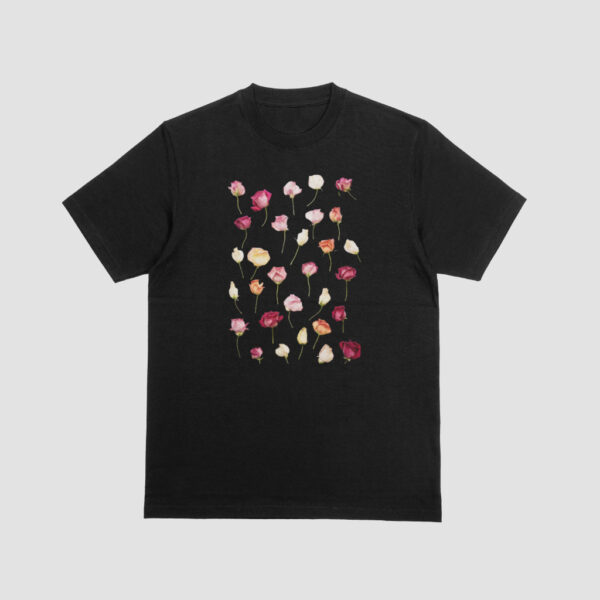 Pressed Roses black 2