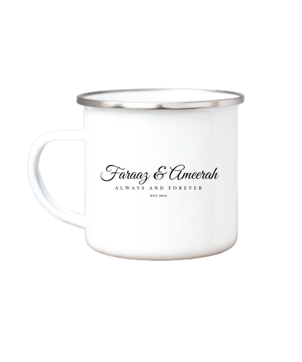 Wedding enamel mug 5