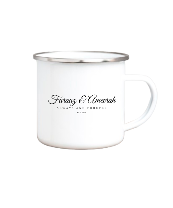 Wedding enamel mug 6